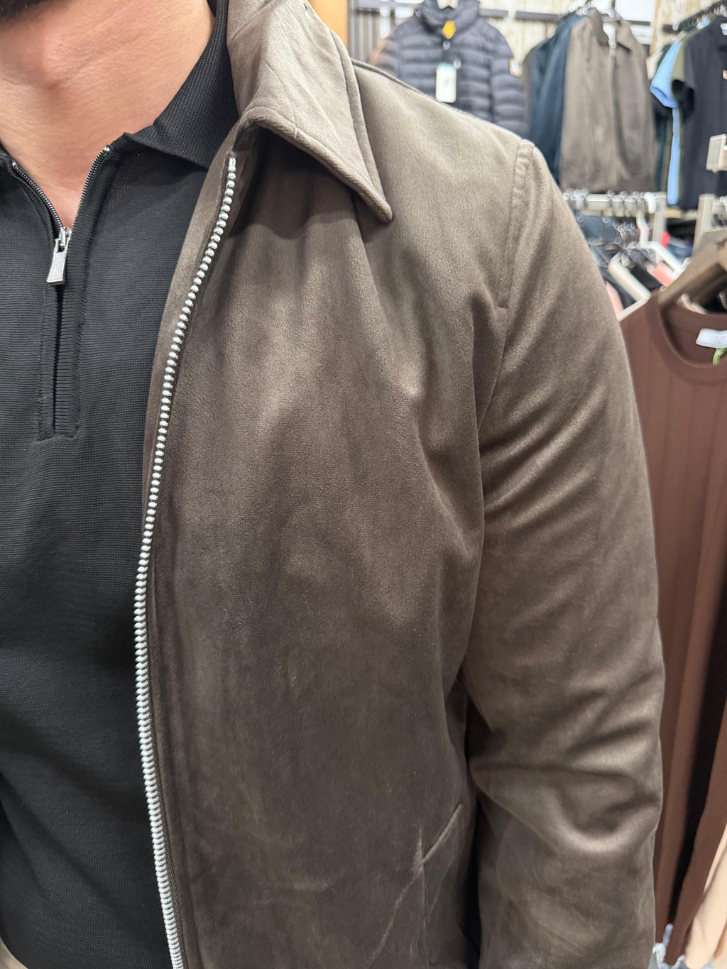 Übergangsjacke mit Schimmer