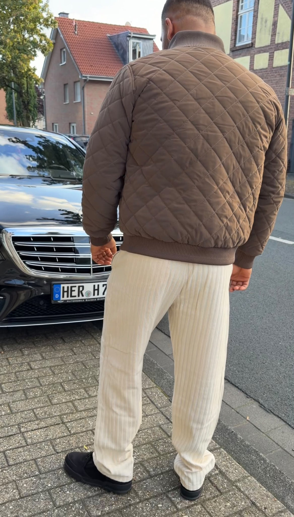Reflektierende Bomberjacke