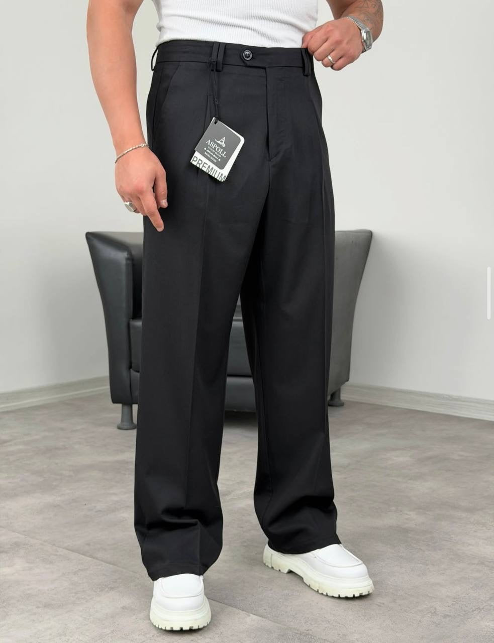 Super Baggy Stoffhose