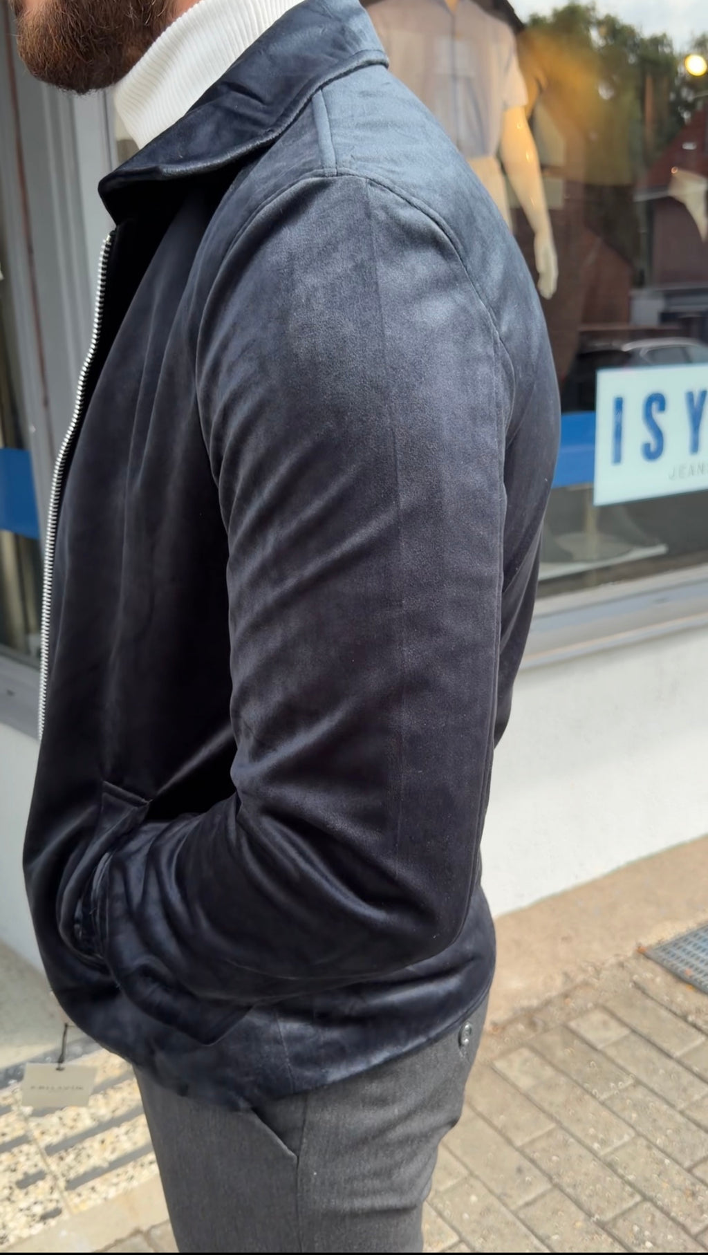 Übergangsjacke mit Schimmer