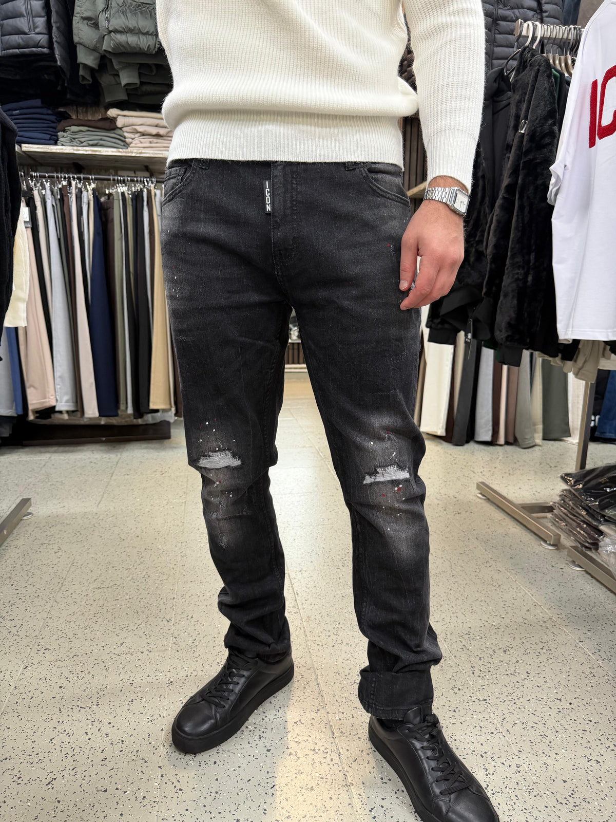 Slim-Fit Icon Jeans
