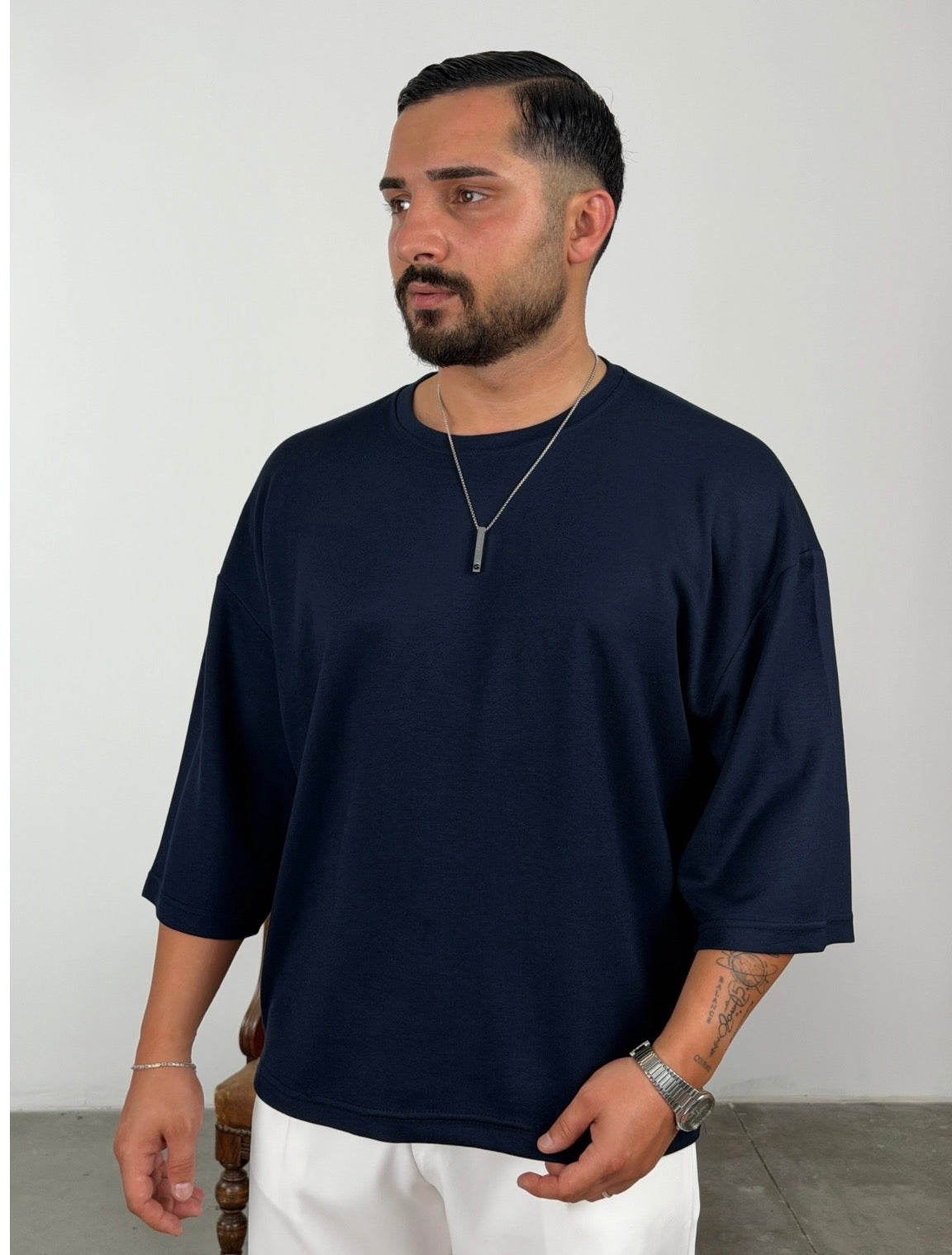 Oversize T-Shirt mit langen Ärmeln