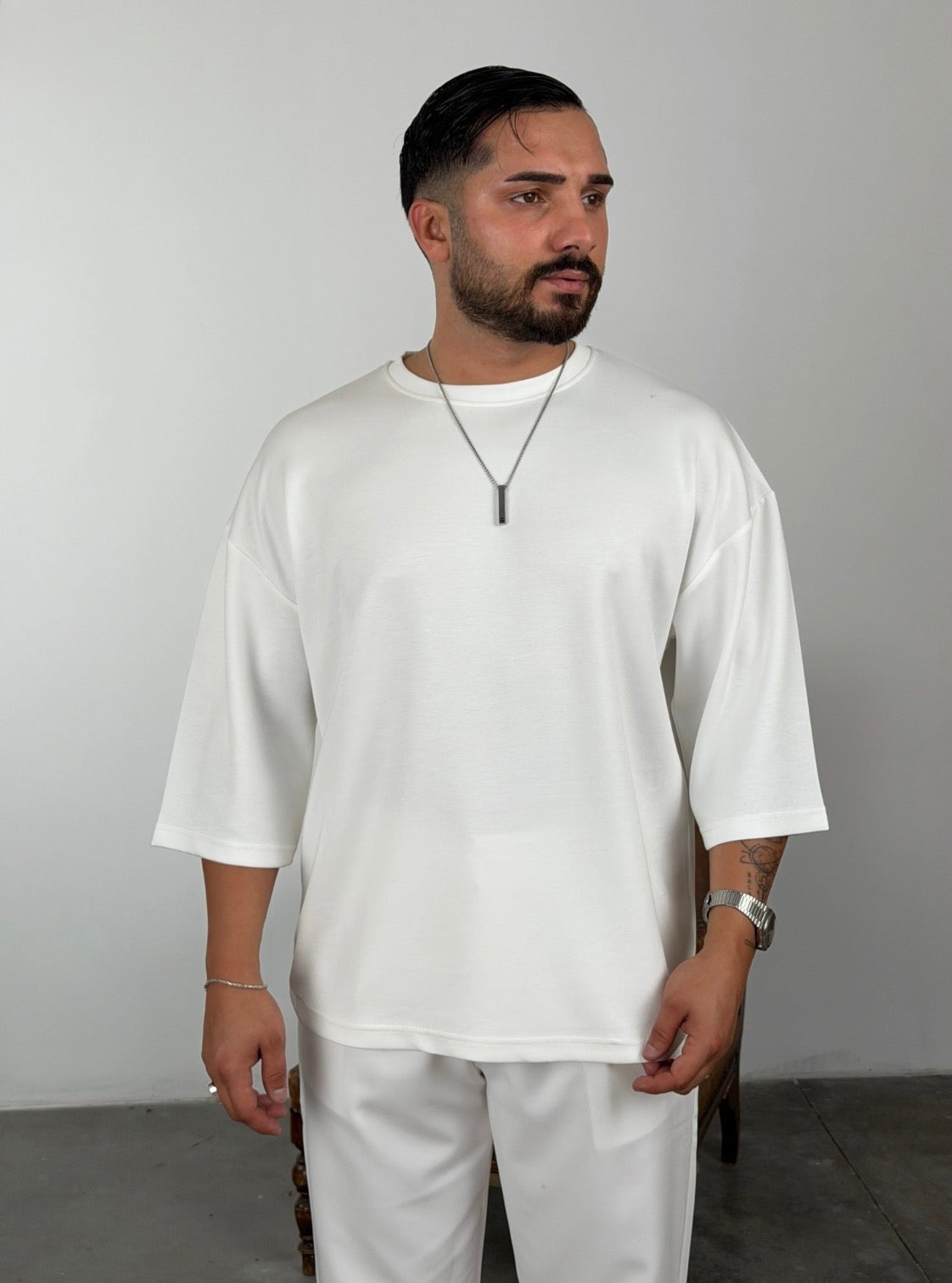 Oversize T-Shirt mit langen Ärmeln