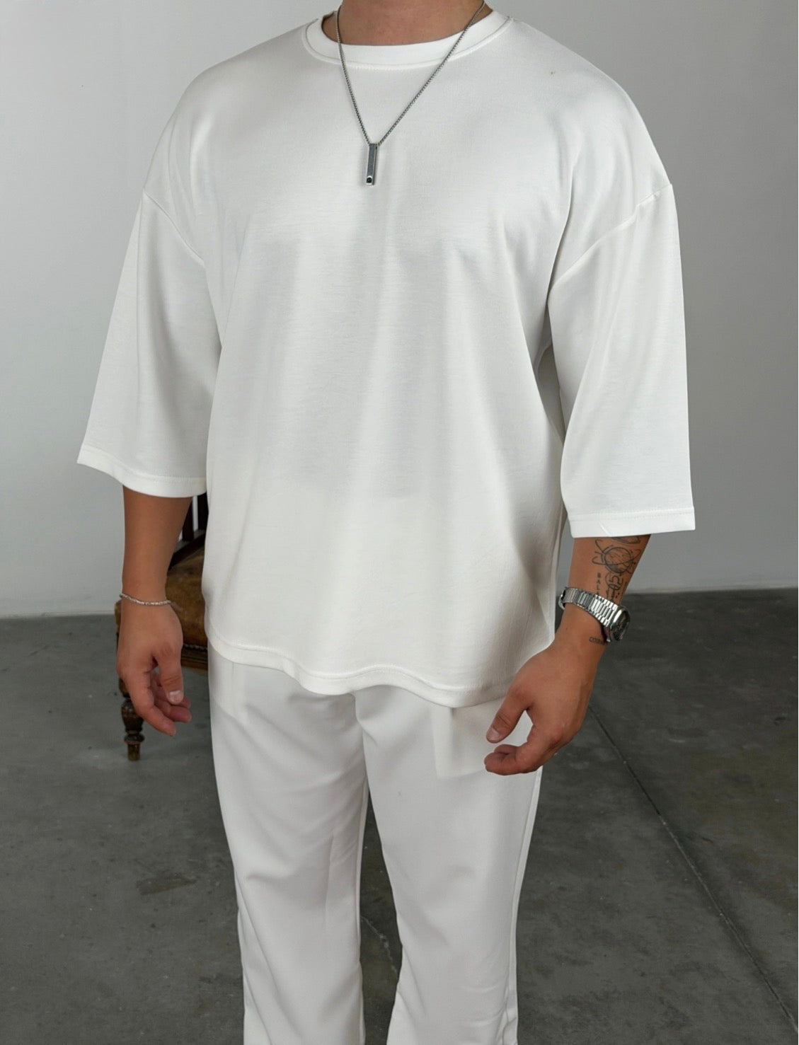 Oversize T-Shirt mit langen Ärmeln