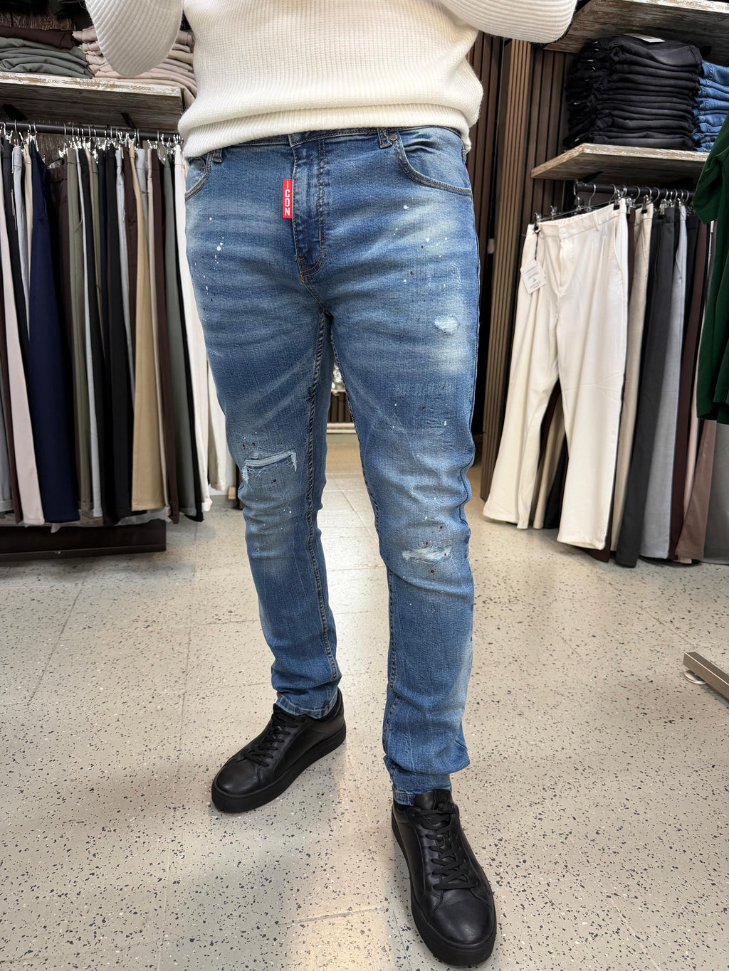 Slim-Fit Icon Jeans