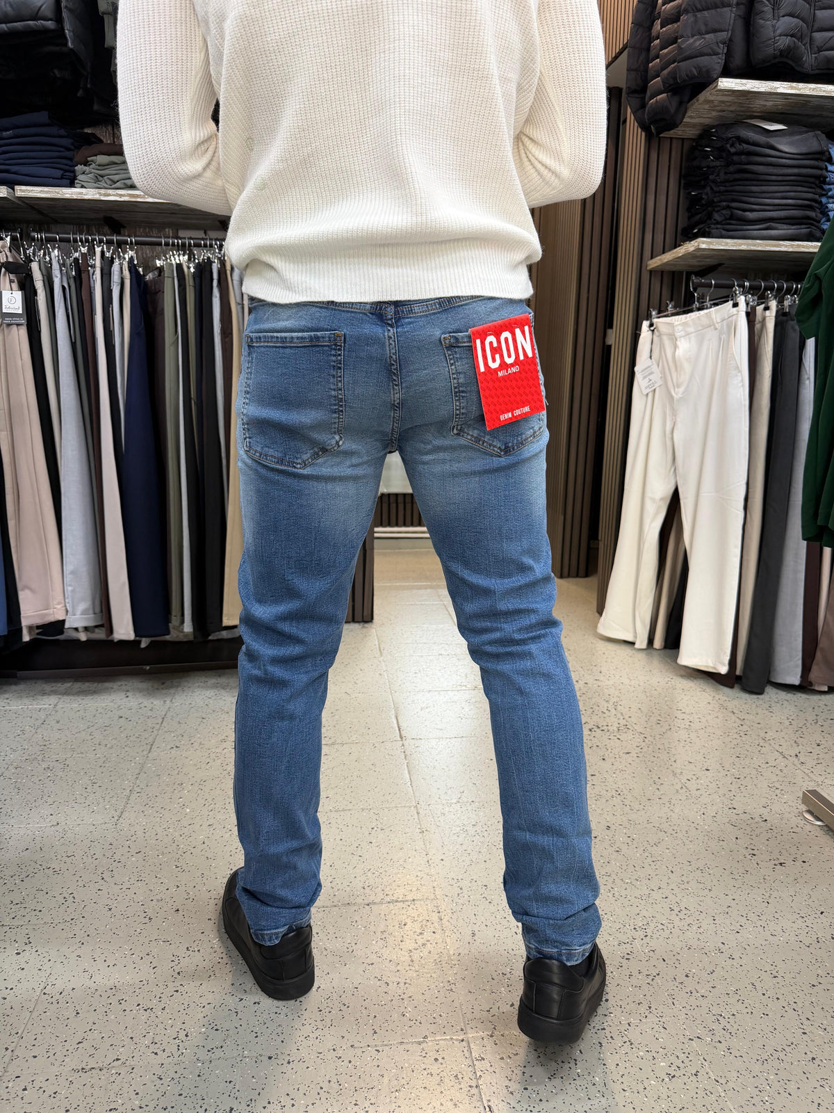 Slim-Fit Icon Jeans