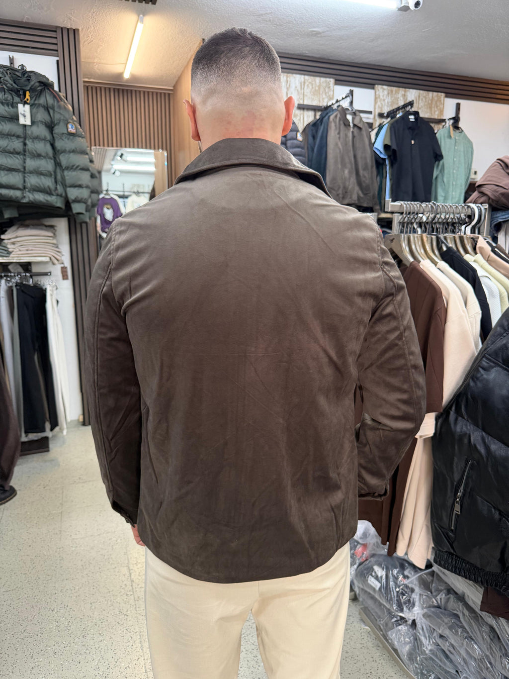 Übergangsjacke mit Schimmer