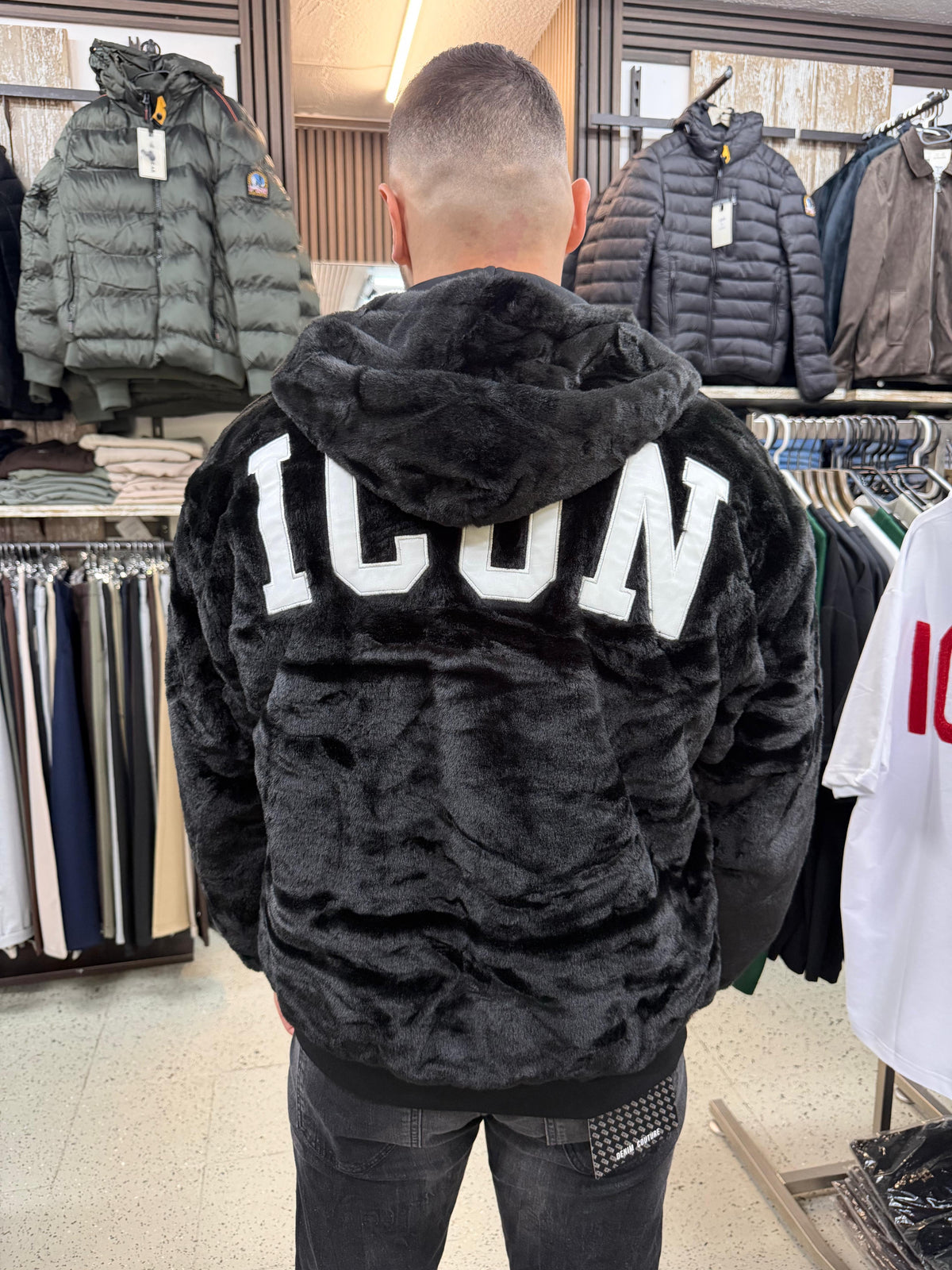 Icon Plüsch Jacke