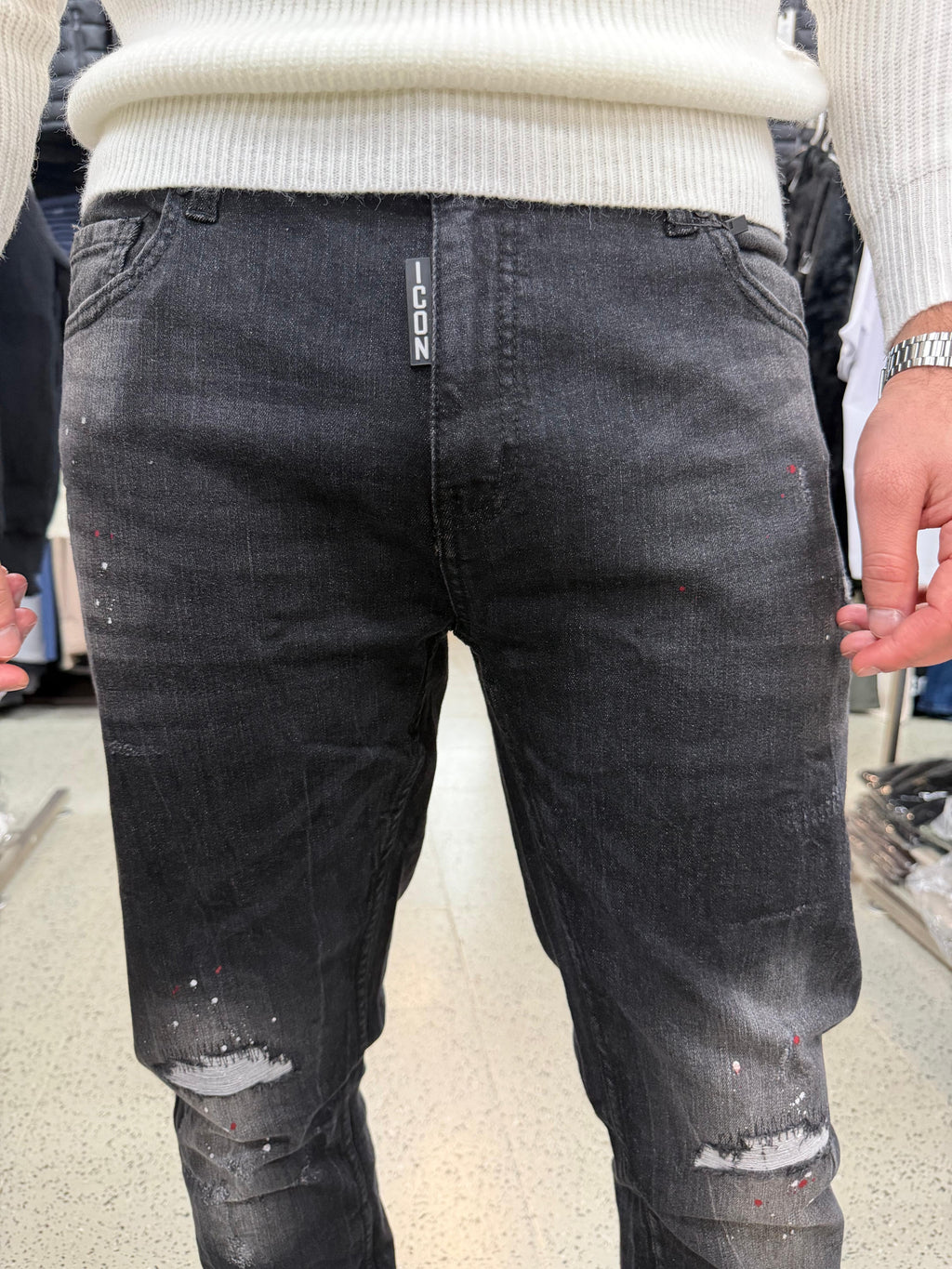Slim-Fit Icon Jeans