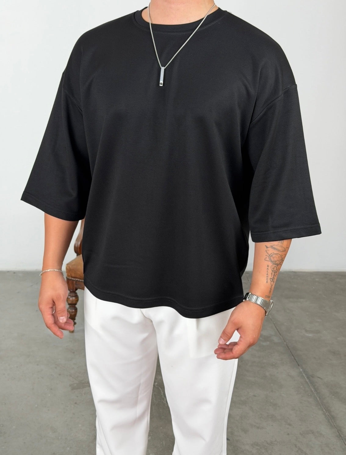 Oversize T-Shirt mit langen Ärmeln