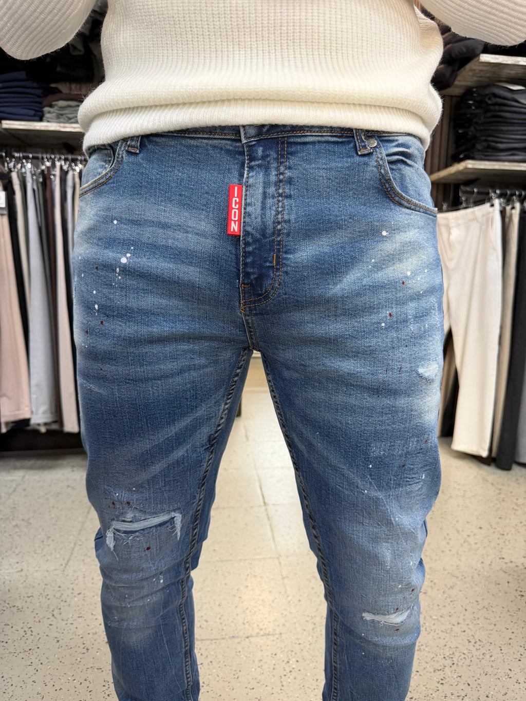 Slim-Fit Icon Jeans