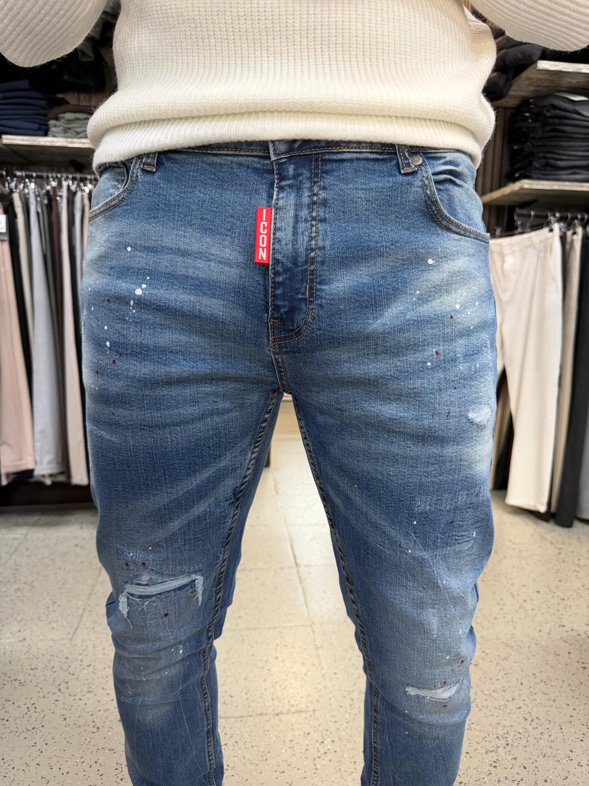 Slim-Fit Icon Jeans