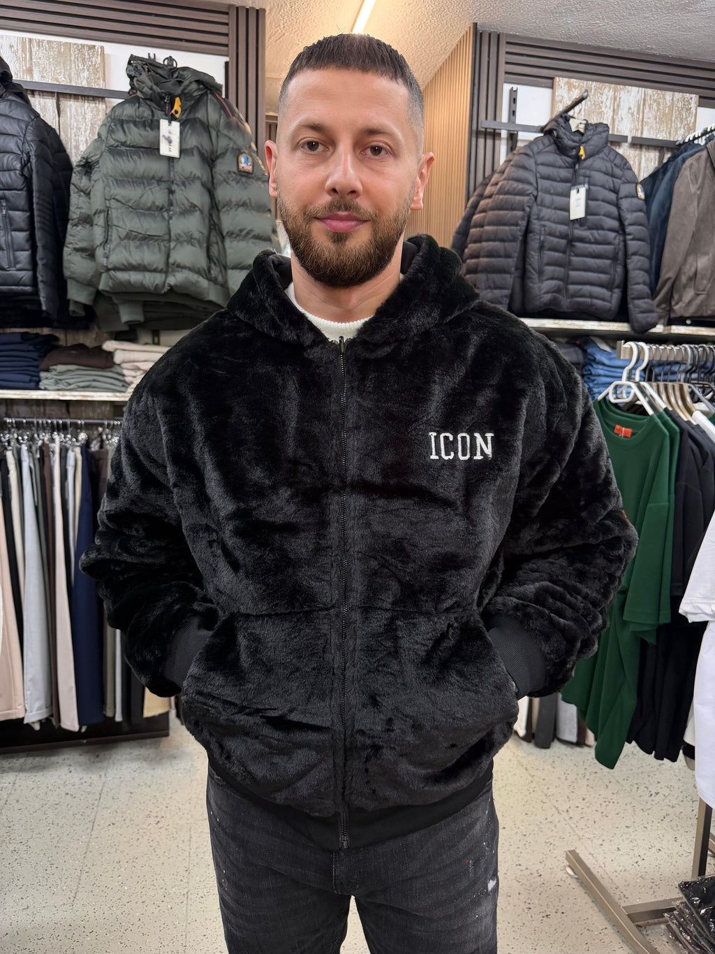 Icon Plüsch Jacke