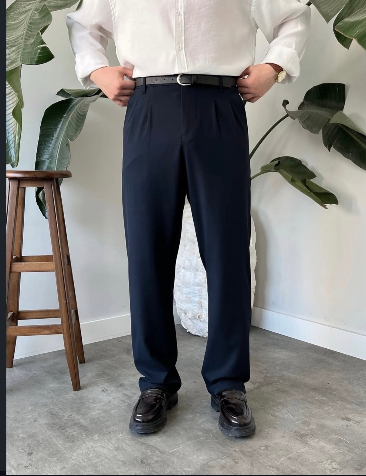 Baggy Stoffhose