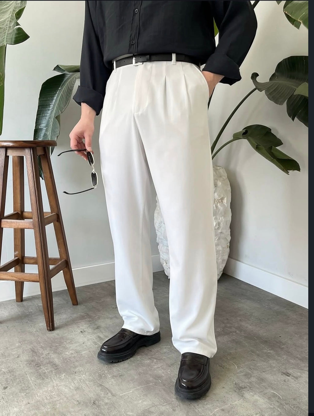 Baggy Stoffhose