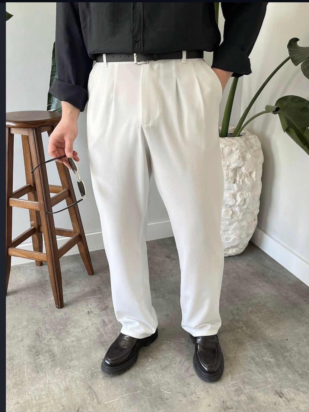 Baggy Stoffhose