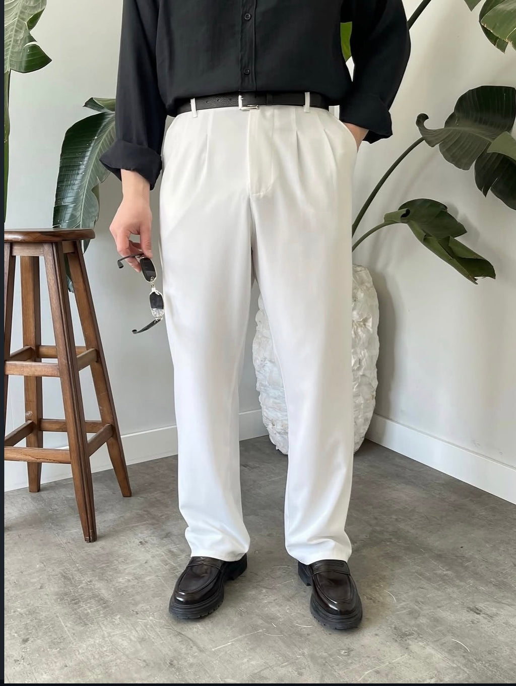 Baggy Stoffhose