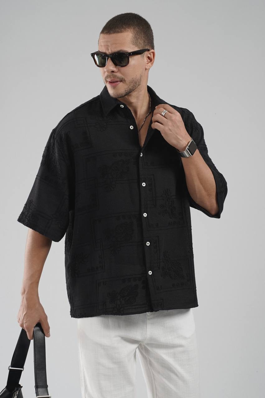 Oversize Leinenhemd