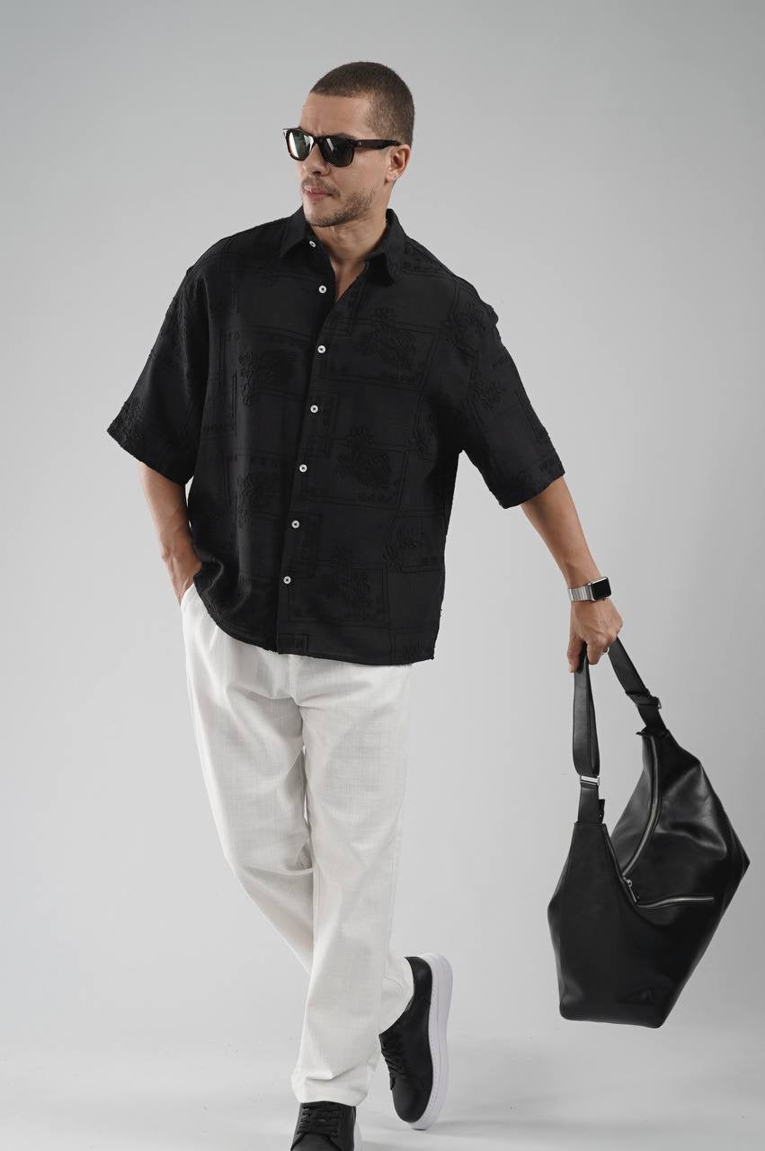 Oversize Leinenhemd