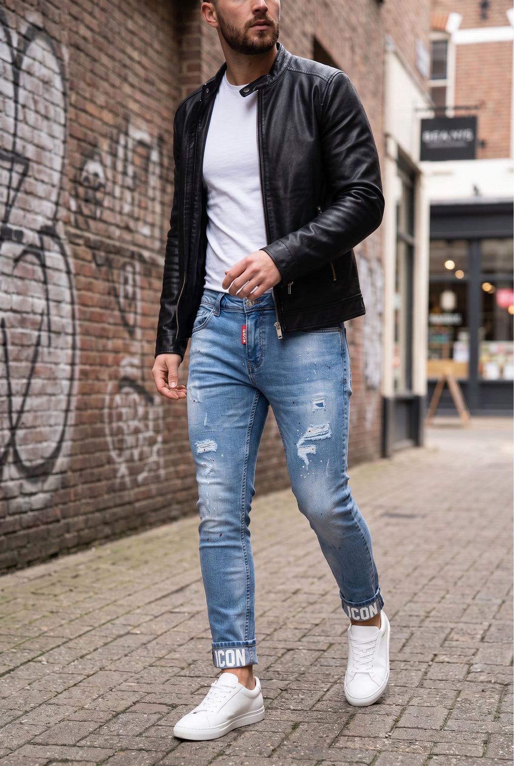 Slim-Fit Icon Jeans
