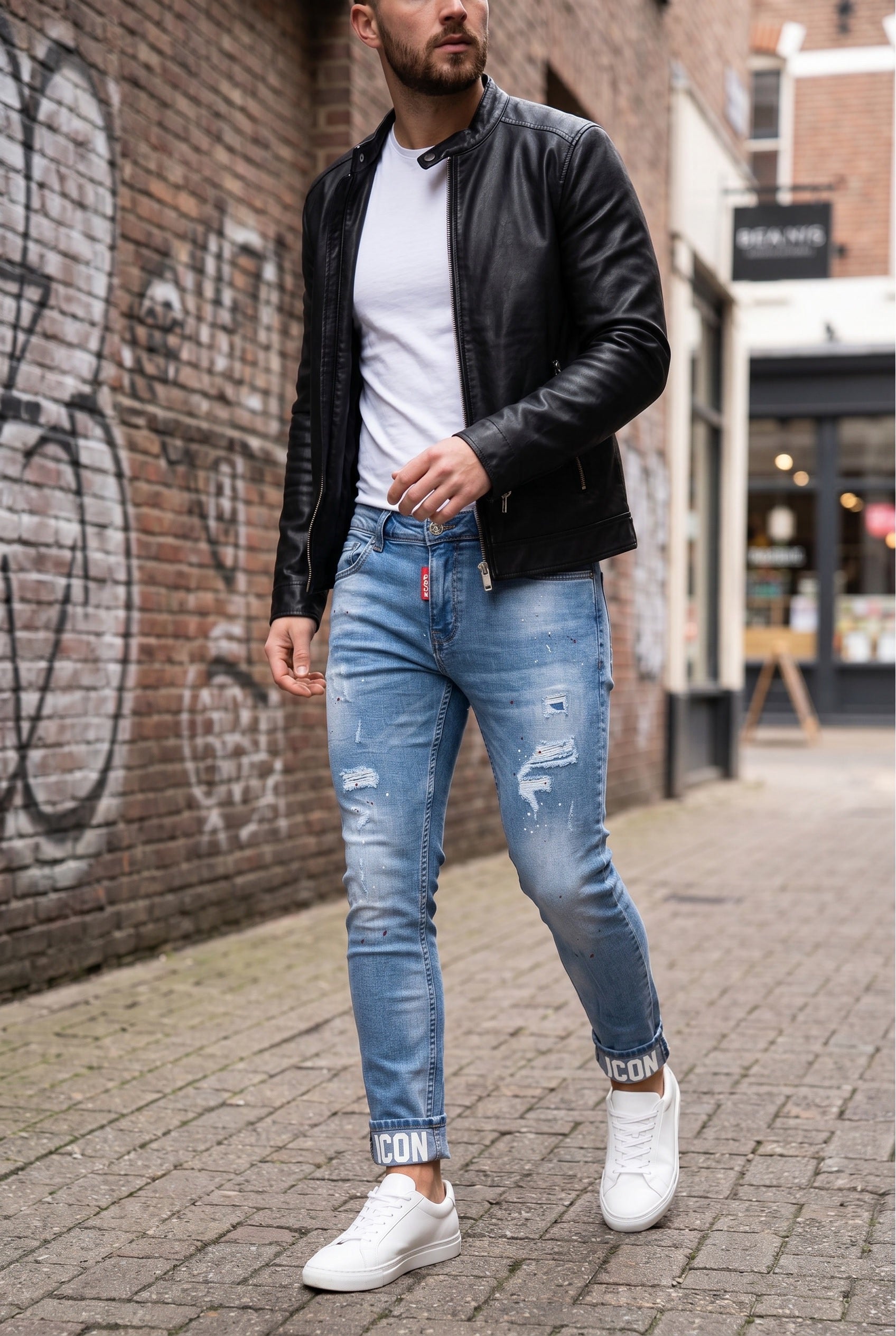 Slim-Fit Icon Jeans