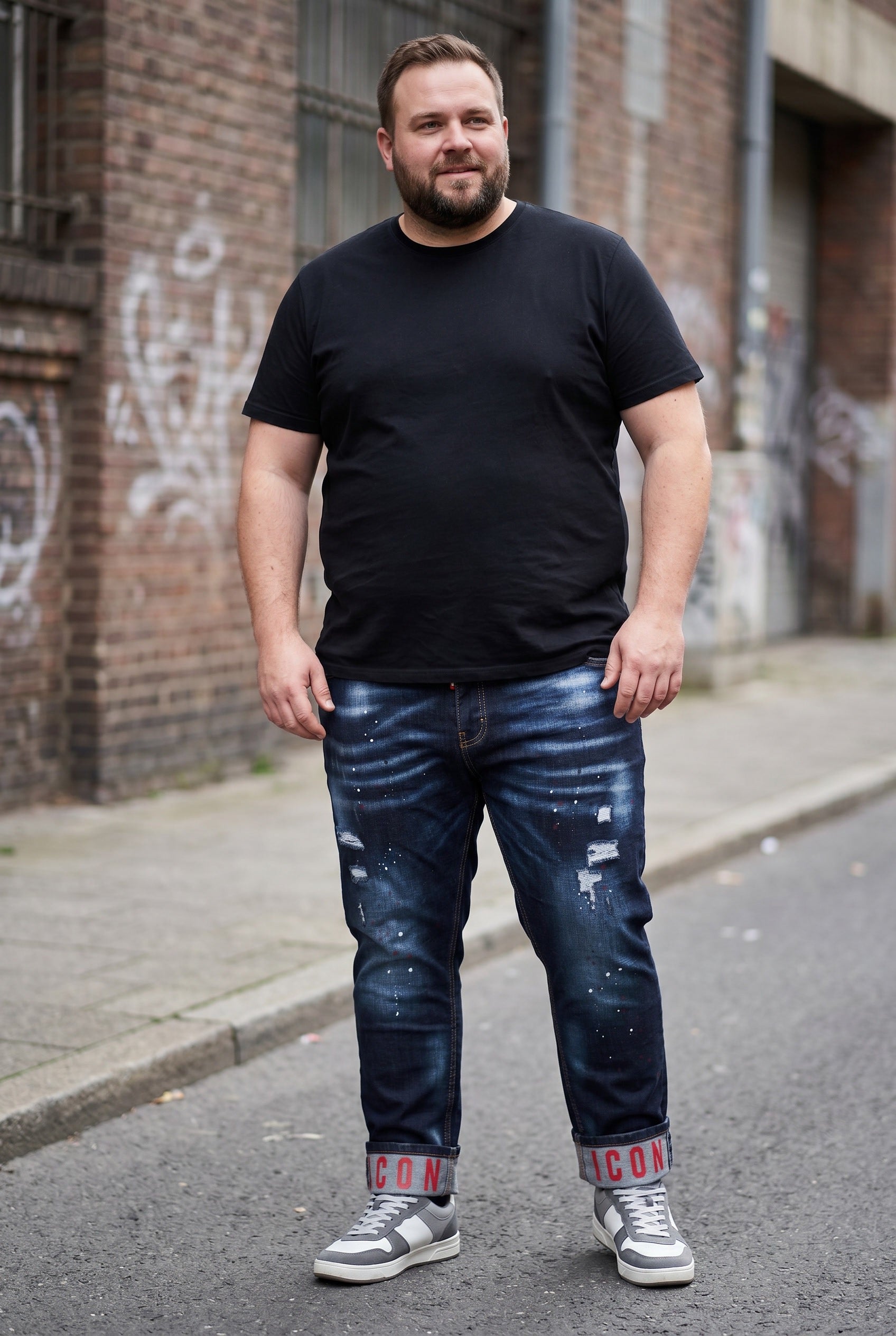 Slim-Fit Icon Jeans (Übergröße)