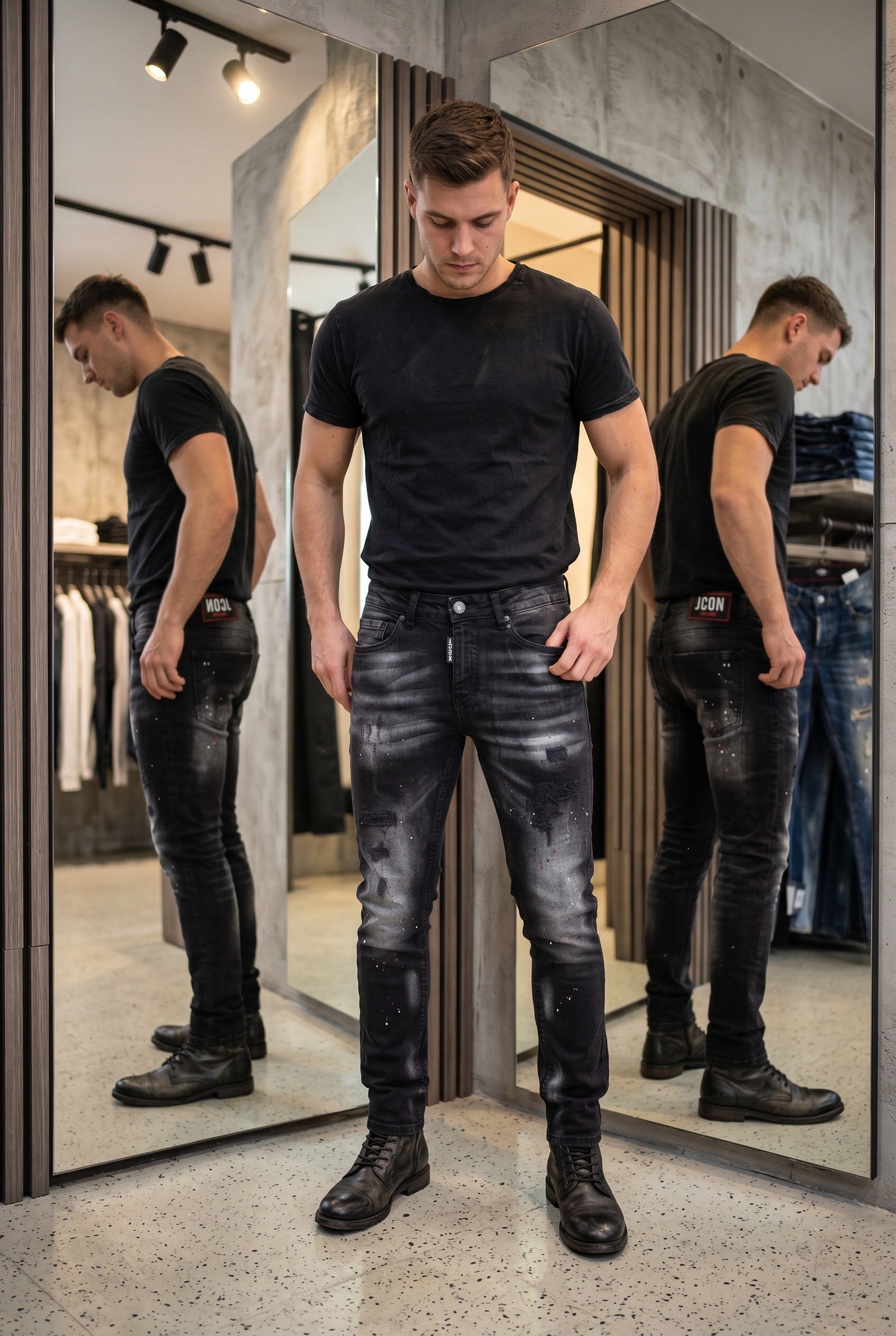 Slim-Fit Icon Jeans