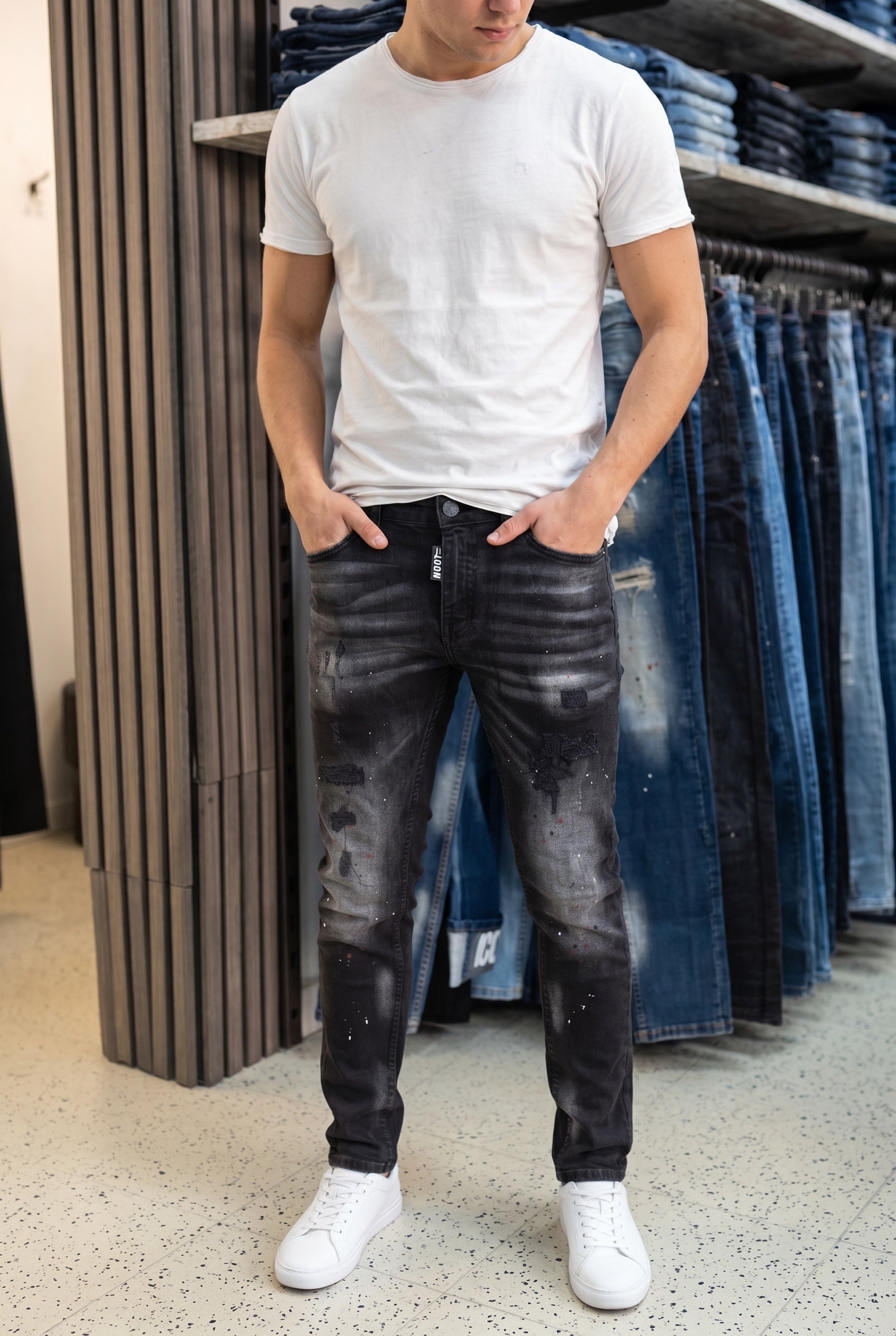 Slim-Fit Icon Jeans