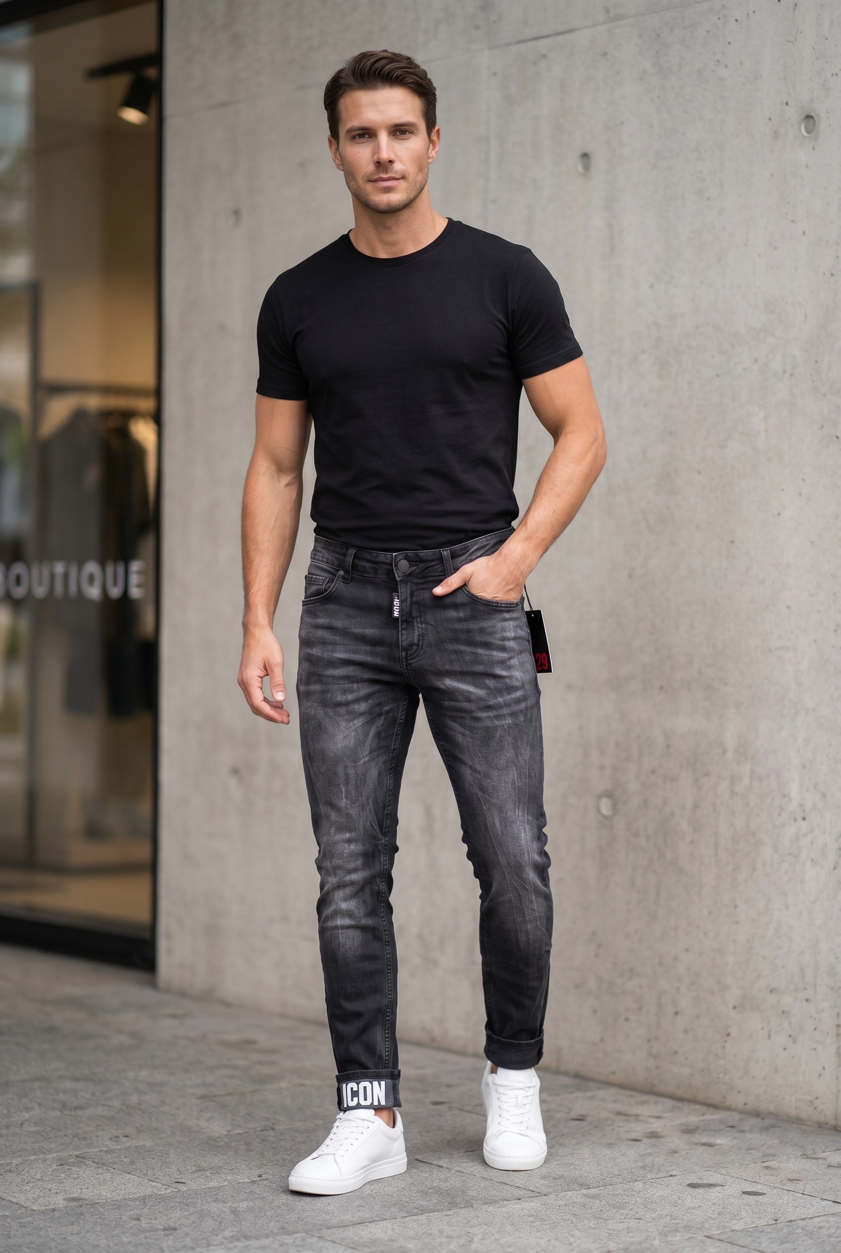 Slim-Fit Icon Jeans