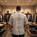 Oversize T-Shirt mit verwaschenem Look
