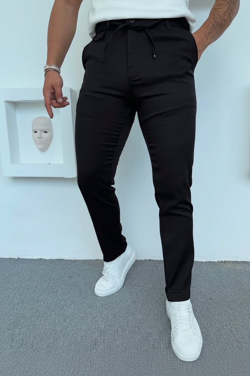 Jogger Stoffhose Slim Fit