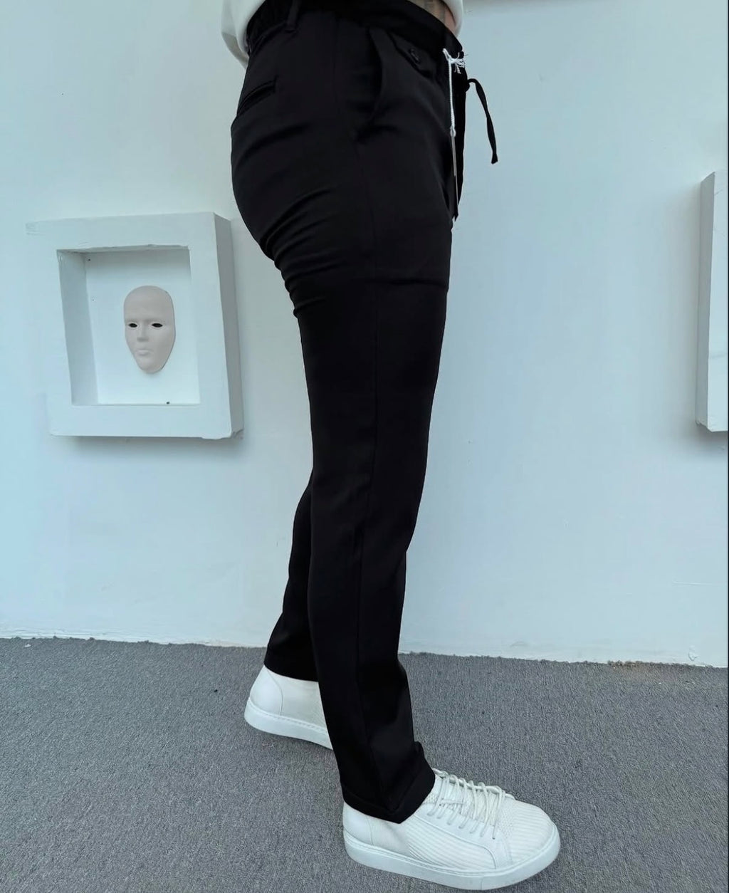 Jogger Stoffhose Slim Fit