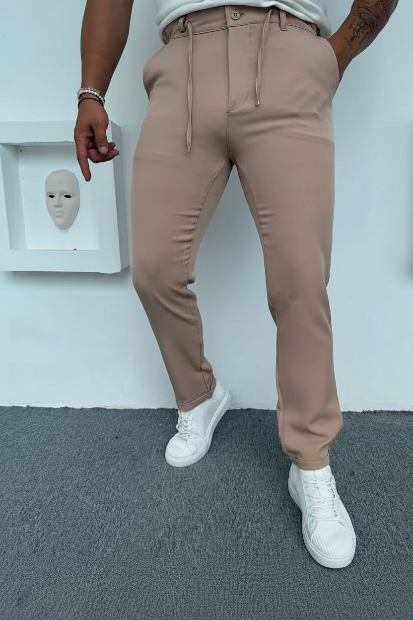 Jogger Stoffhose Slim Fit