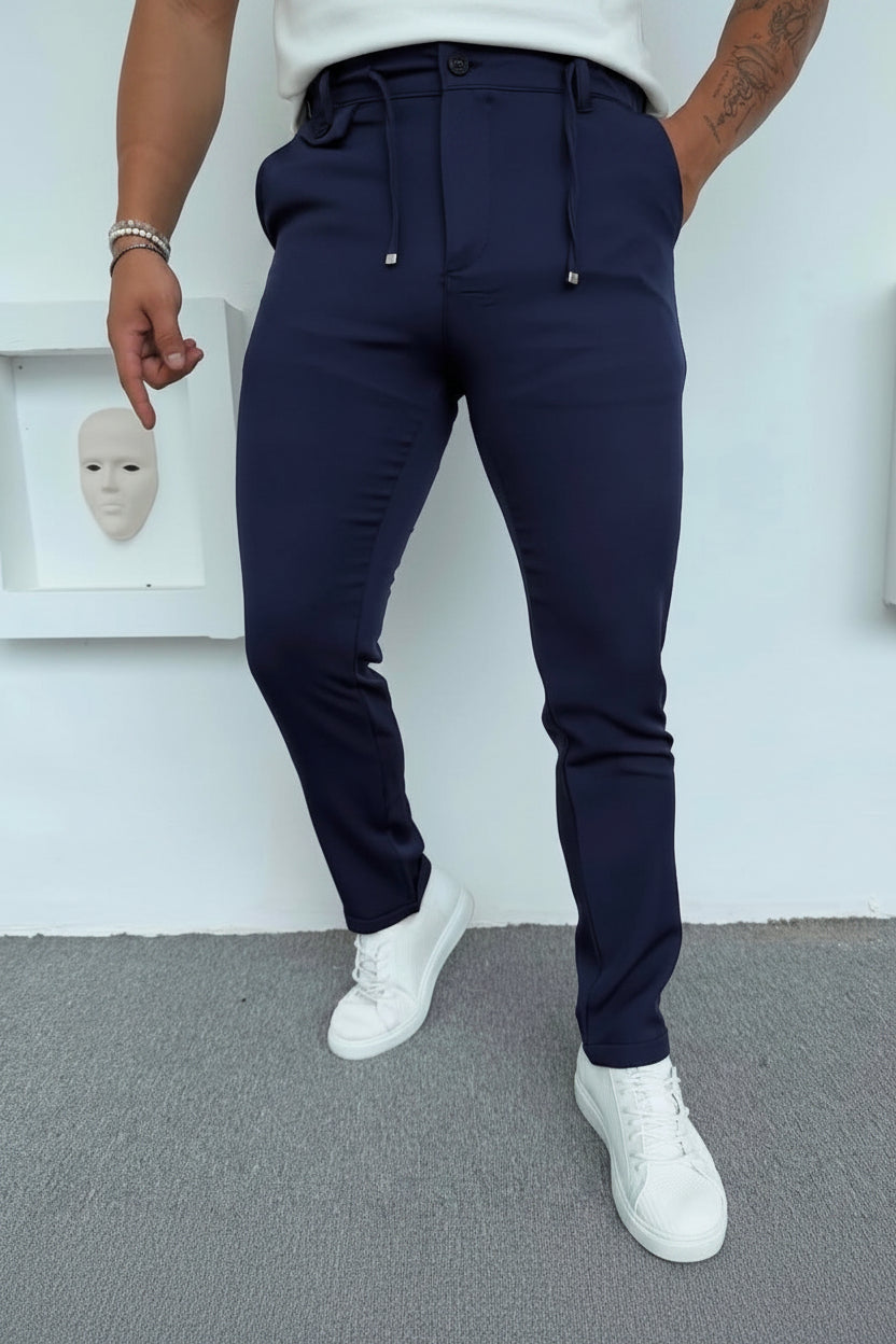 Jogger Stoffhose Slim Fit