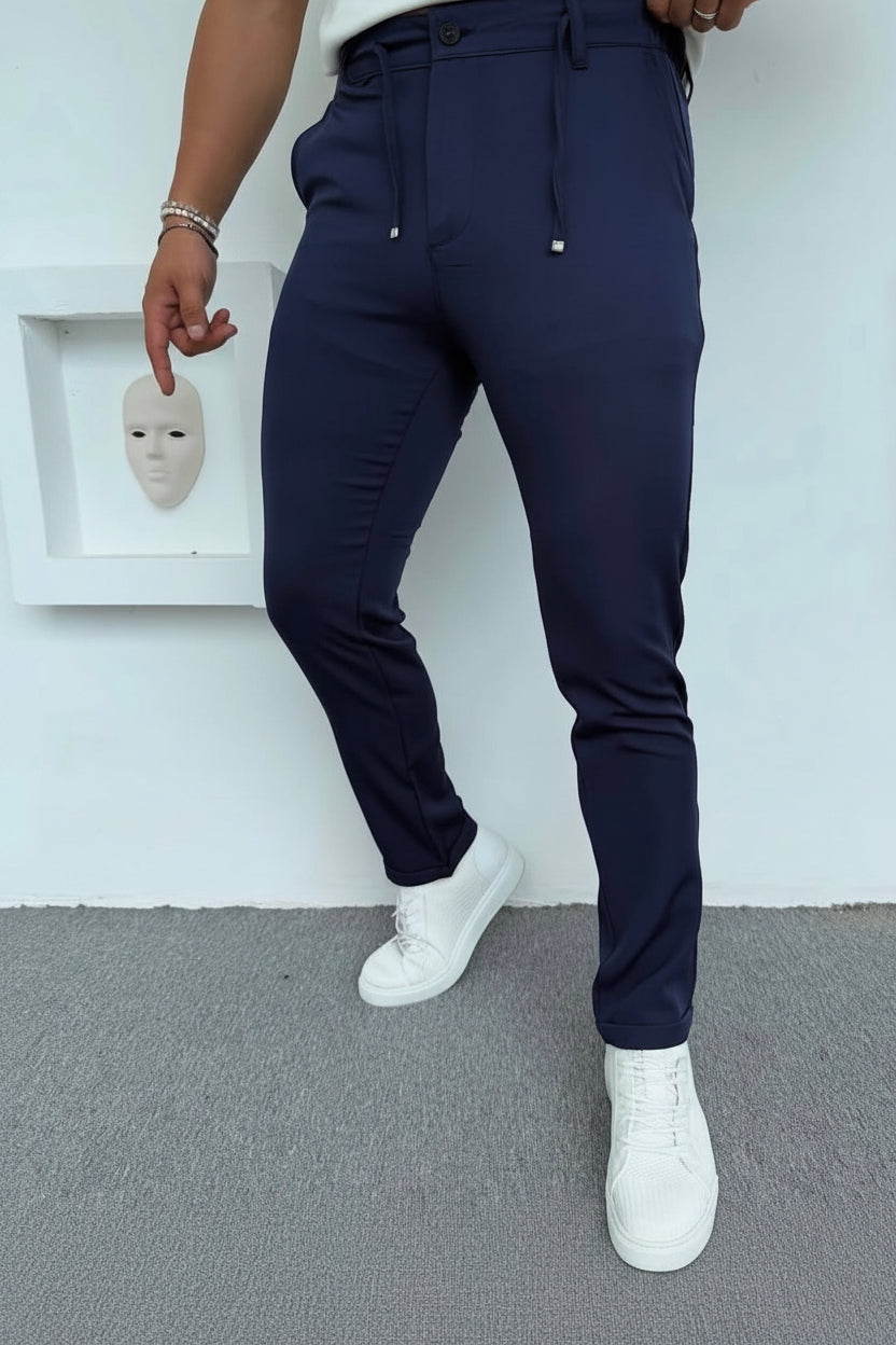 Jogger Stoffhose Slim Fit