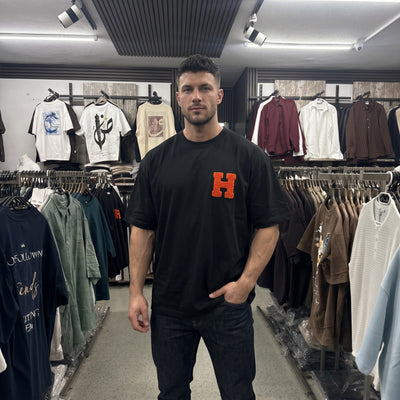 Oversize T-Shirt mit H-Logo