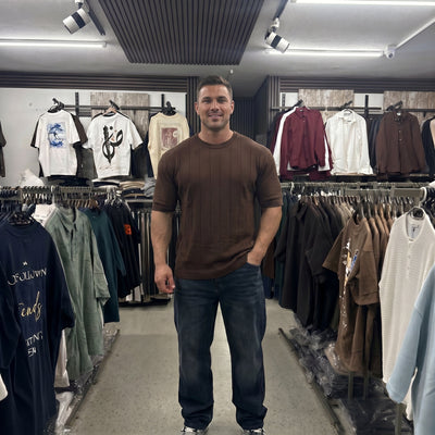 Fein geripptes Shirt