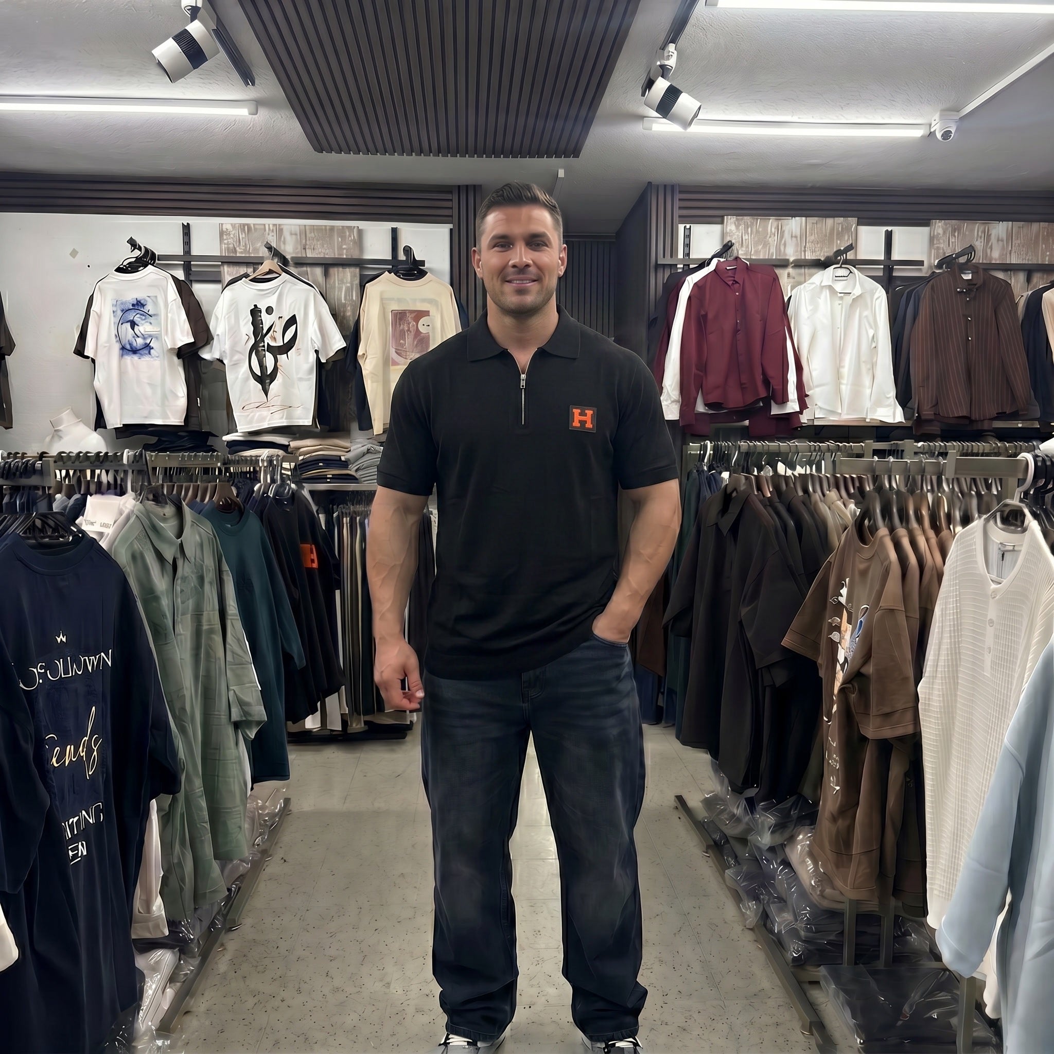 Poloshirt mit H-Logo