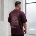 Oversize T-Shirt mit Design auf dem Rücken