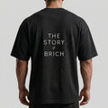 Oversize T-Shirt mit Design auf dem Rücken