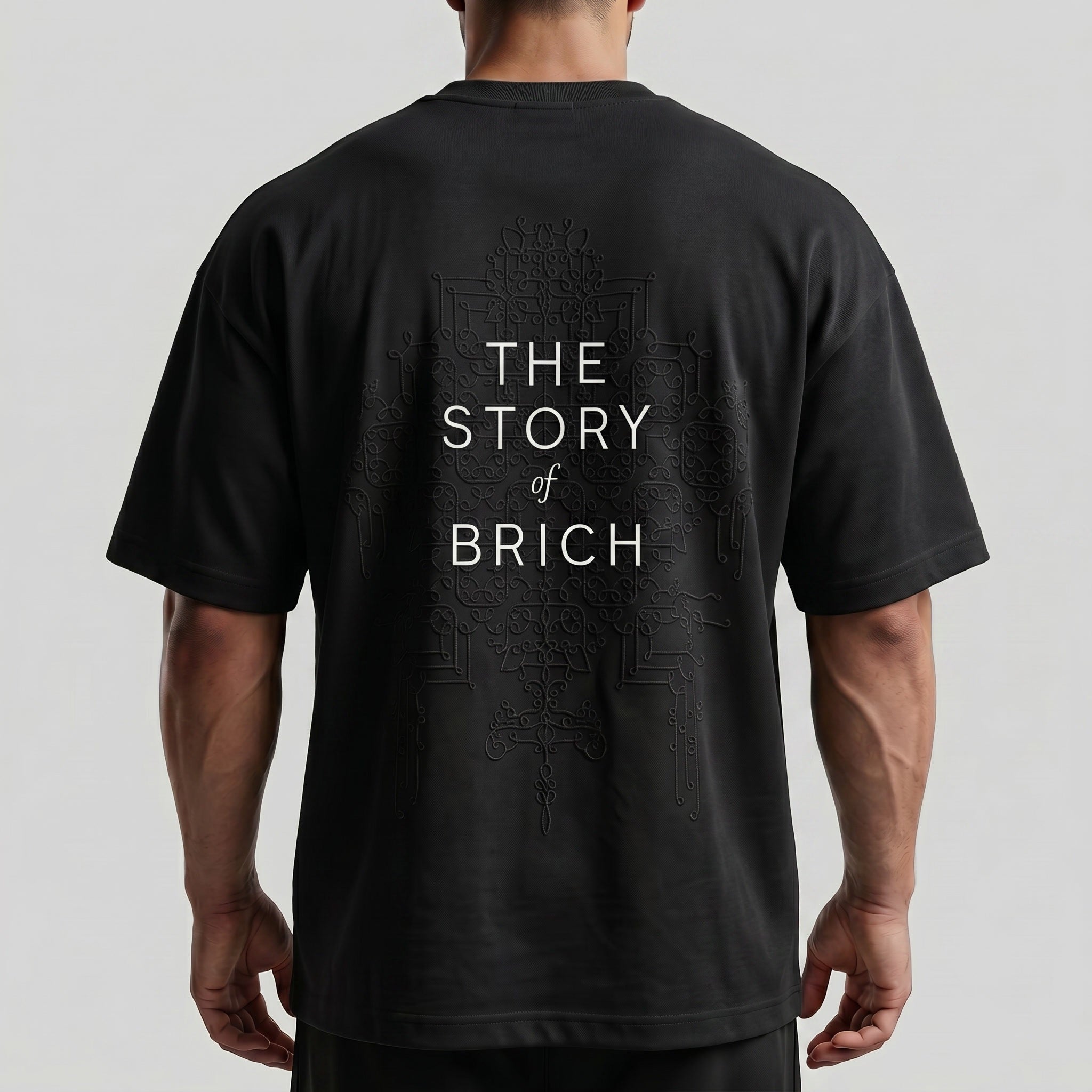 Oversize T-Shirt mit Design auf dem Rücken