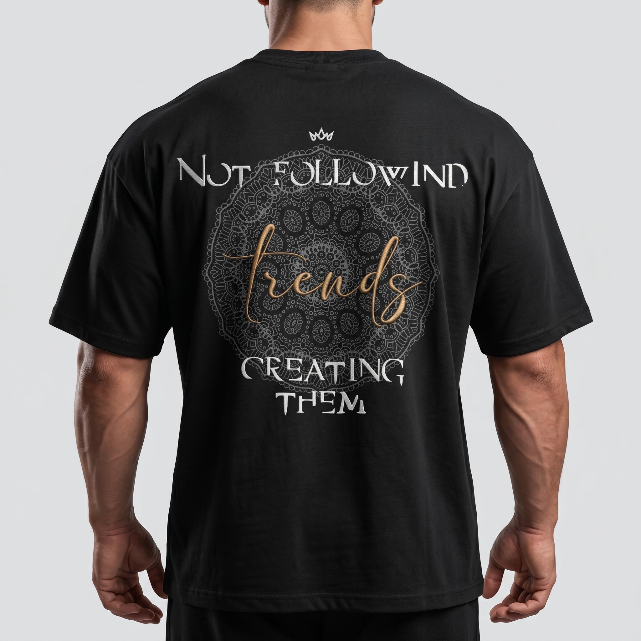 Oversize T-Shirt mit Rücken-Design
