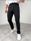Slim-Fit Stoffhose
