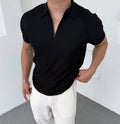 Poloshirt mit Reißverschluss