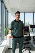 Loose-Fit T-Shirt mit kragen