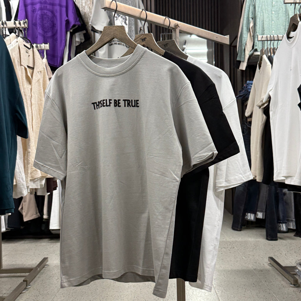 Oversize t shirt mit Aufdruck