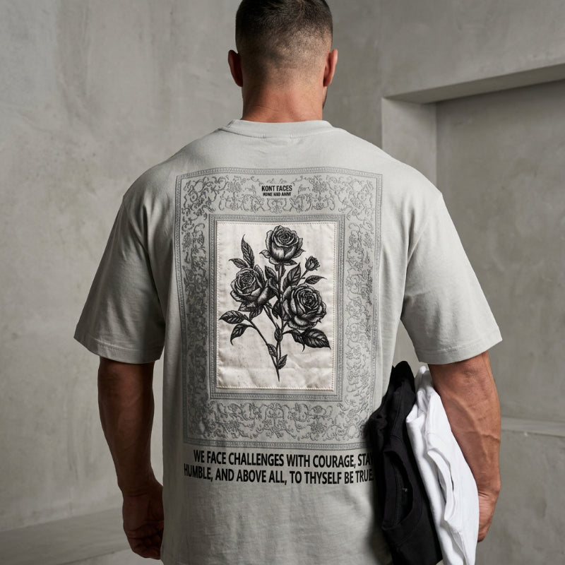 Oversize t shirt mit Aufdruck
